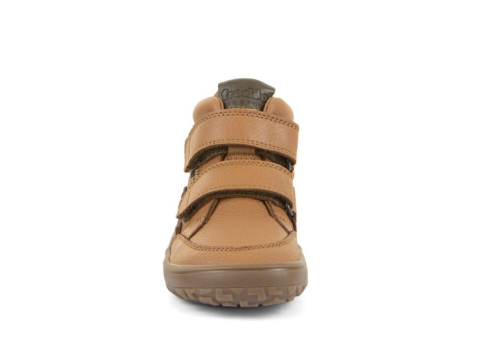Froddo - Detské barefoot topánky AUTUMN TEX LEAHTER G3110264-8 COGNAC