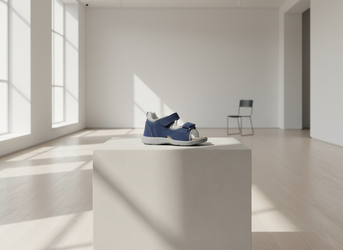 Protetika - Detské rehabilitačné sandálky T115 Modro-šedá