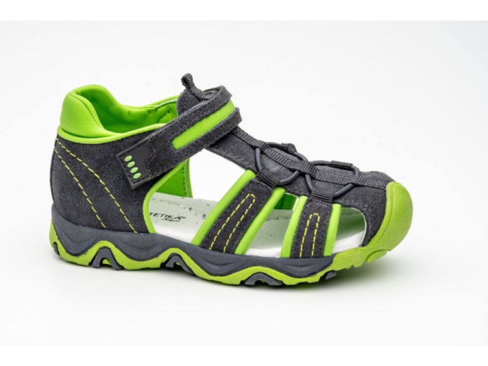 Protetika - Detské chlapčenské sandálky FREDO GREY