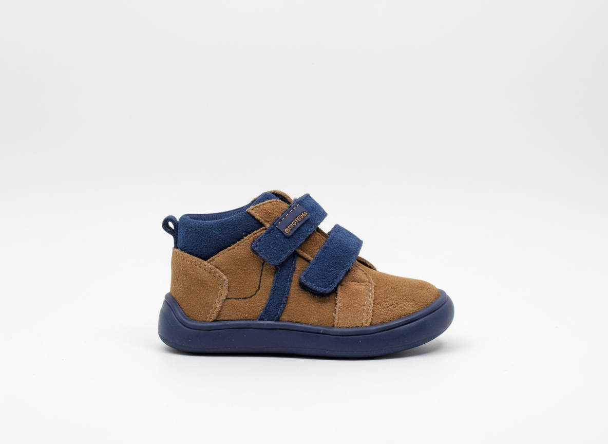 Protetika - Detské prechodné barefoot topánky ELMO BROWN
