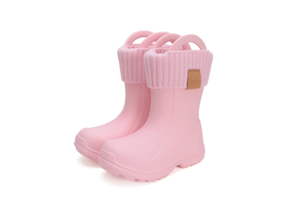 D.D. Step - Detské dievčenské gumáky I106-42308 Baby Pink