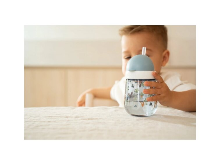 Little Dutch Hrnček so slamkou 300 ml 9m+