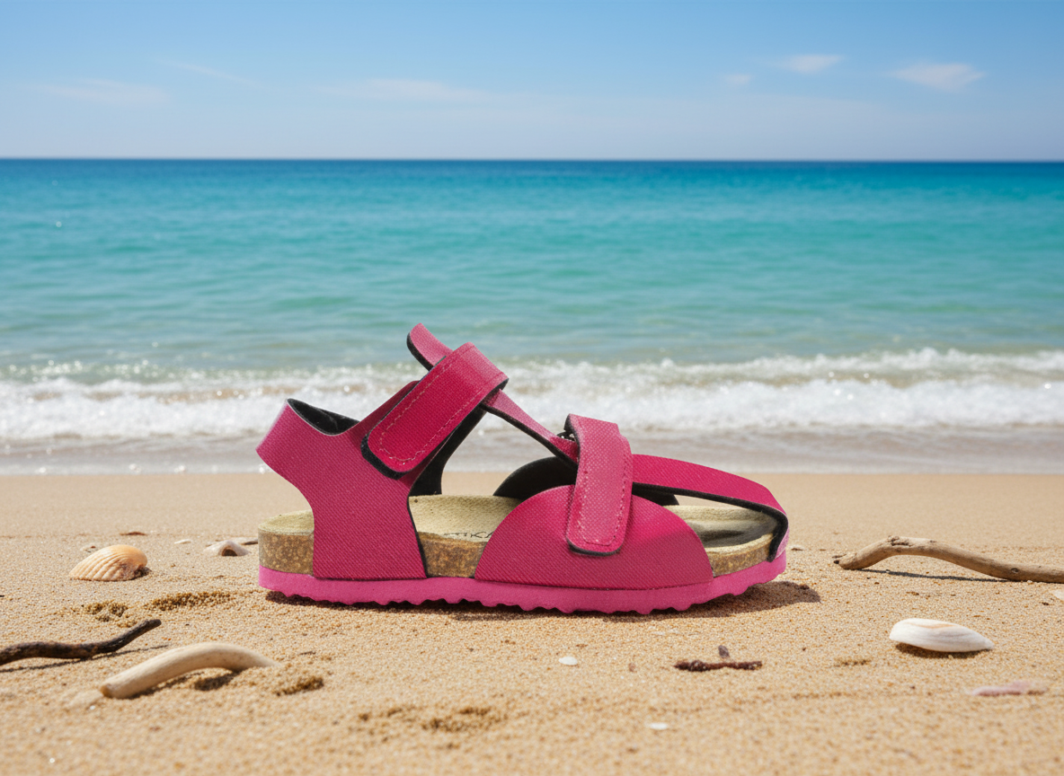 Protetika - Detské rehabilitačné sandálky ORS T98 Malinová