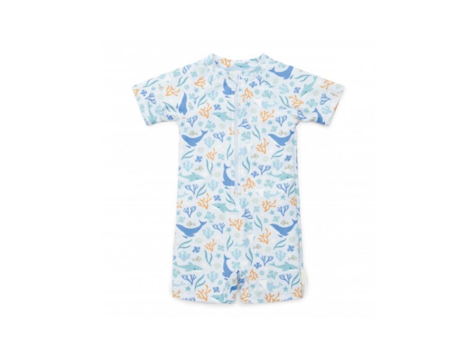 Little Dutch Plavky krátky rukáv Ocean Dreams Blue