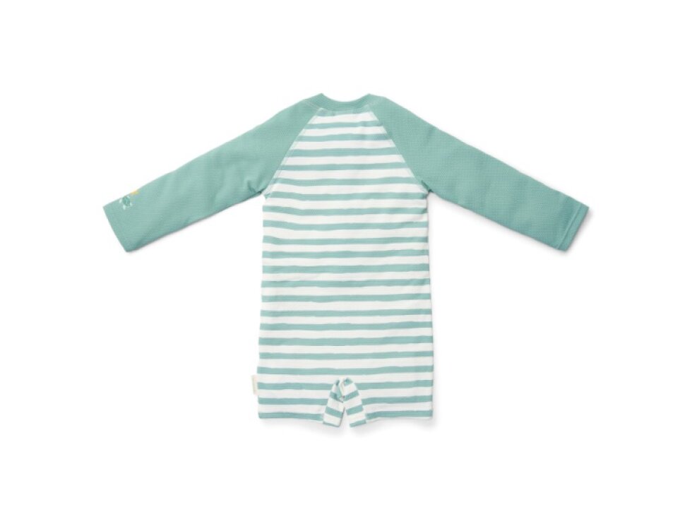 Little Dutch Plavky dlhý rukáv Stripes Surf Blue veľ. 98/104