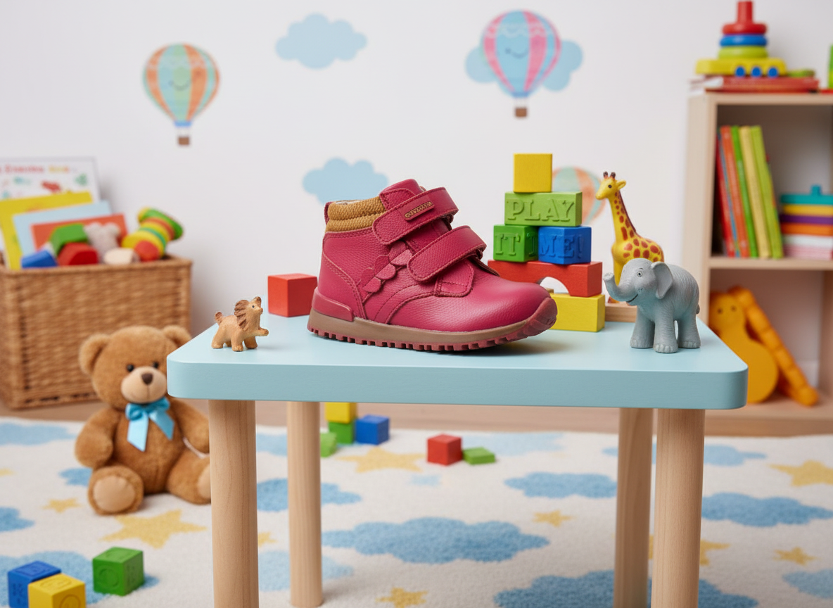 Protetika - Detské topánky AGOTA red