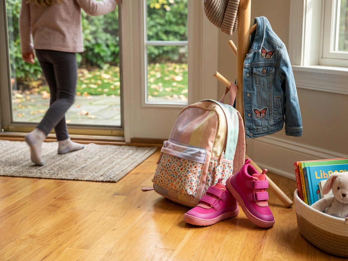 Protetika - Detské prechodné barefoot topánky LENY FUXIA