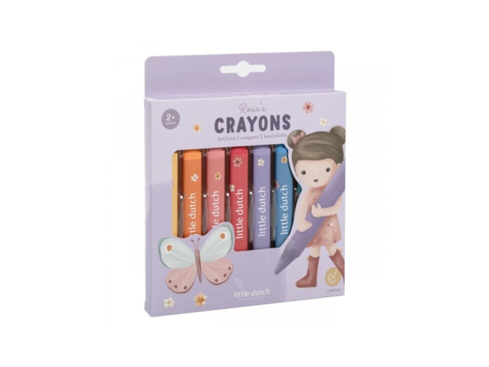 Little Dutch Voskovky 8 ks Rosa