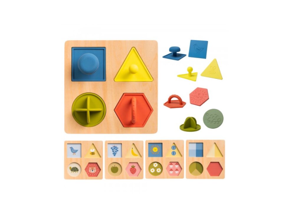 Taf Toys Puzzle vkladacie tvary pre najmenších