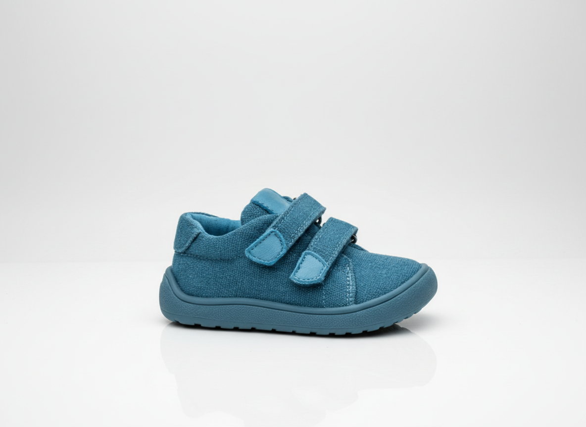 Protetika - Detské chlapčenské barefoot topánky KORO BLUE