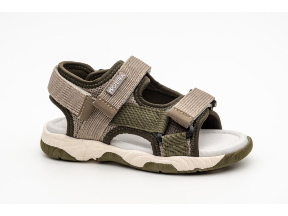 Protetika - Detské sandálky PABLO KHAKI