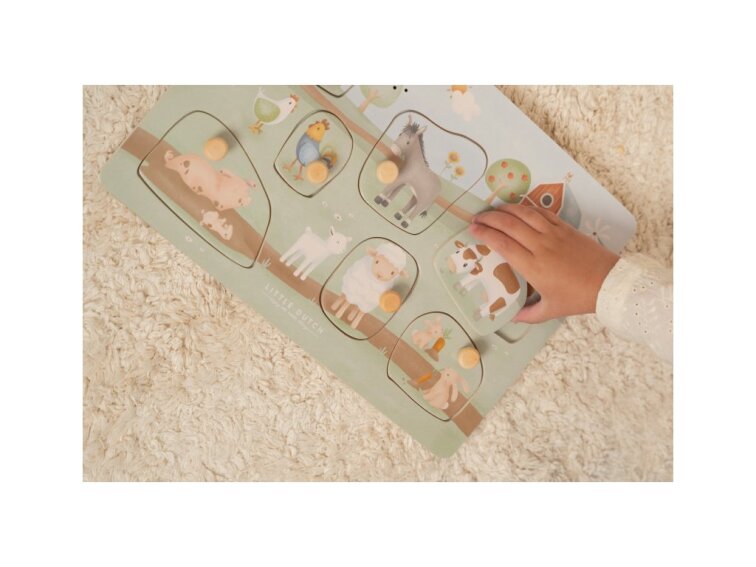 Little Dutch Vkladacie puzzle so zvukom