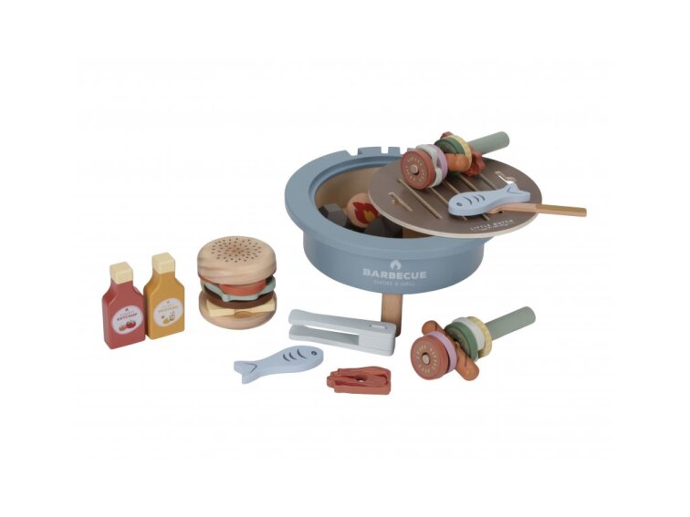 Little Dutch Barbecue sada drevená
