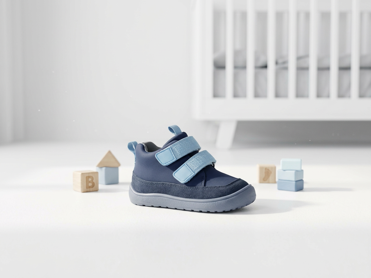 Protetika - Detské prechodné barefoot topánky ROS NAVY