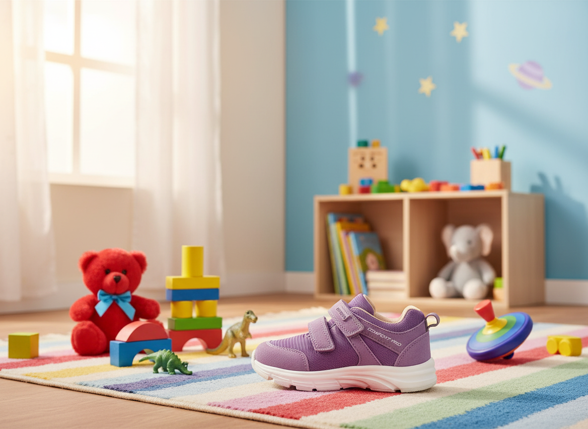 Protetika - Detské dievčenské tenisky KENY PURPLE