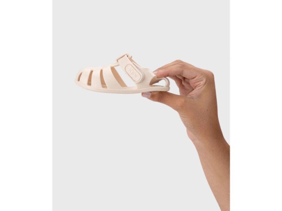 Igor - Detské barefoot sandálky Nemo Solid - Marfil