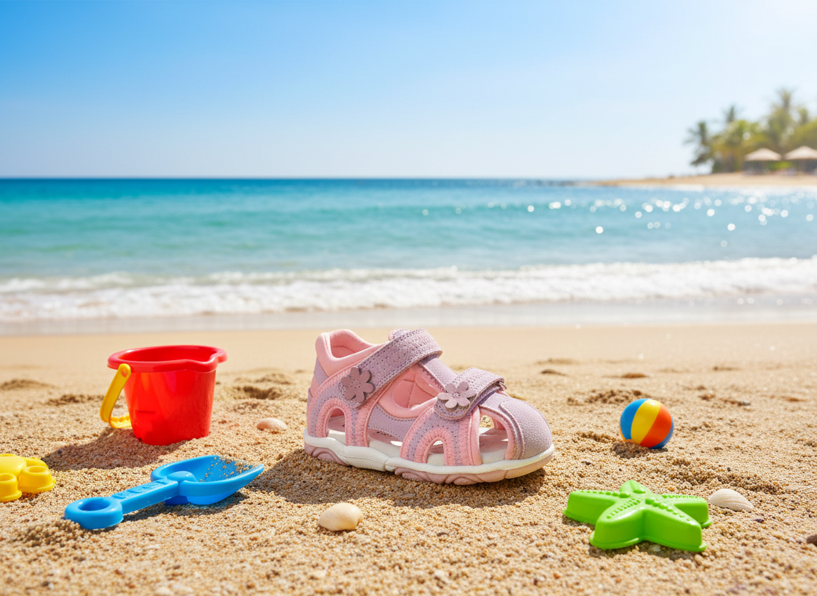 Protetika - Detské dievčenské sandálky IBIZA Purple