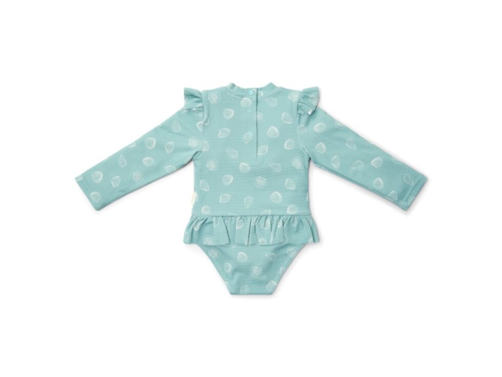 Little Dutch Plavky dlhý rukáv Ocean Treasures Surf Blue veľ. 98/104