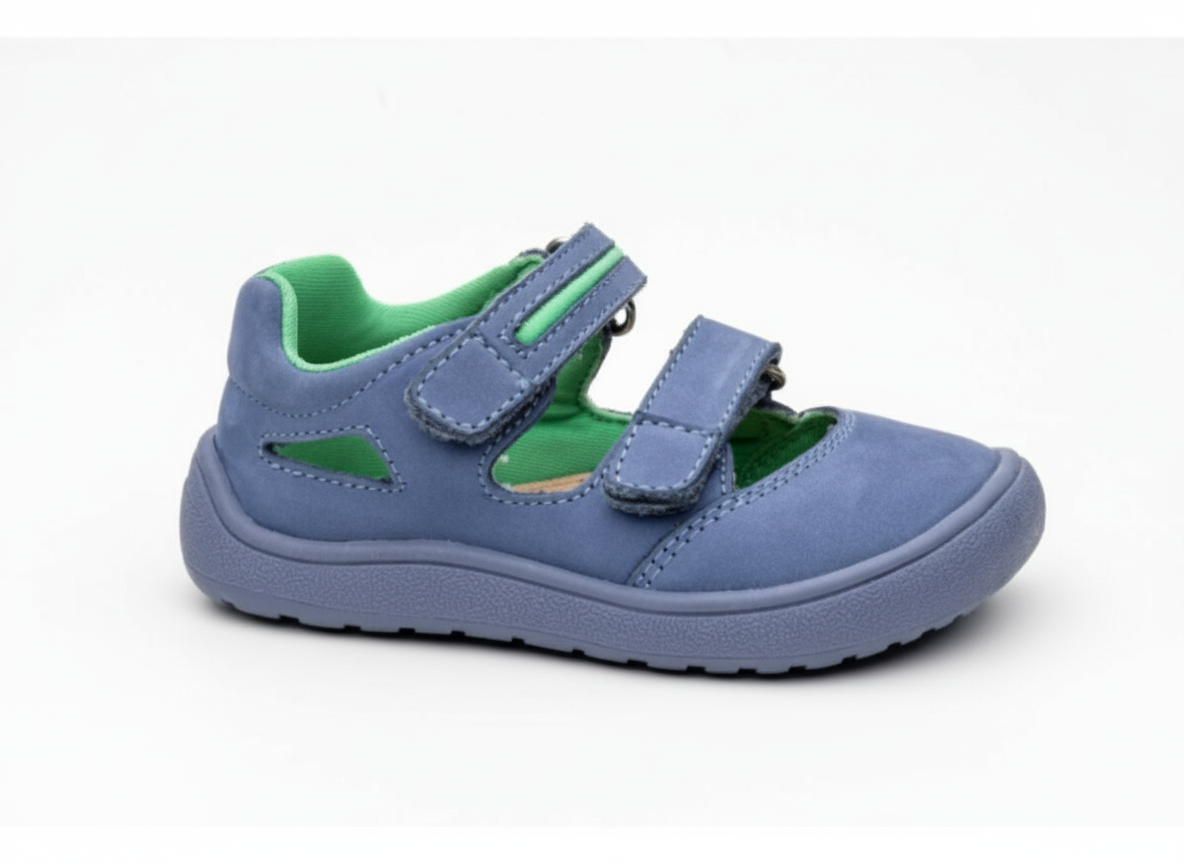 Protetika - Detské chlapčenské barefoot sandálky NERY DENIM