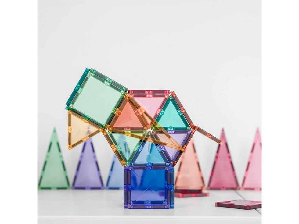 Connetix magnetická stavebnica - Pastel Mini Pack 32 kusov