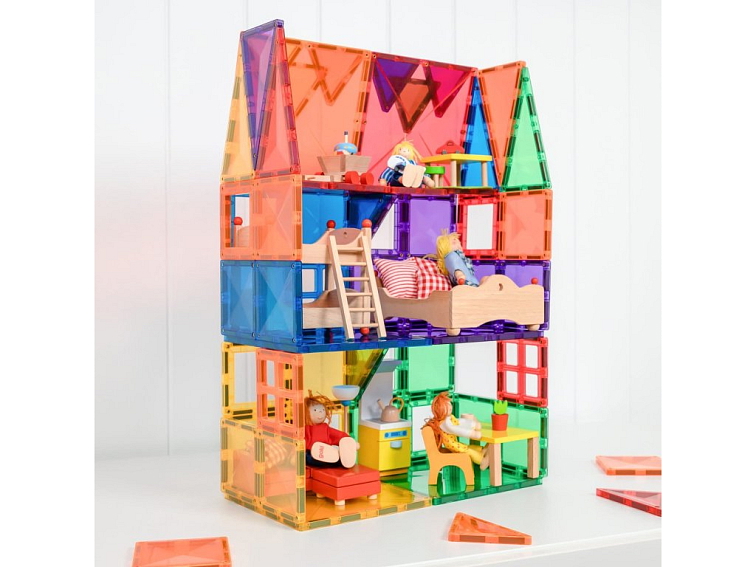 Connetix magnetická stavebnica - Rainbow Starter Pack 60 kusov