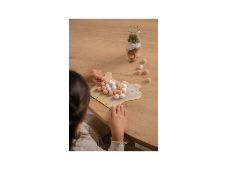 Little Dutch Kreatívna sada s bambuľkami Farma