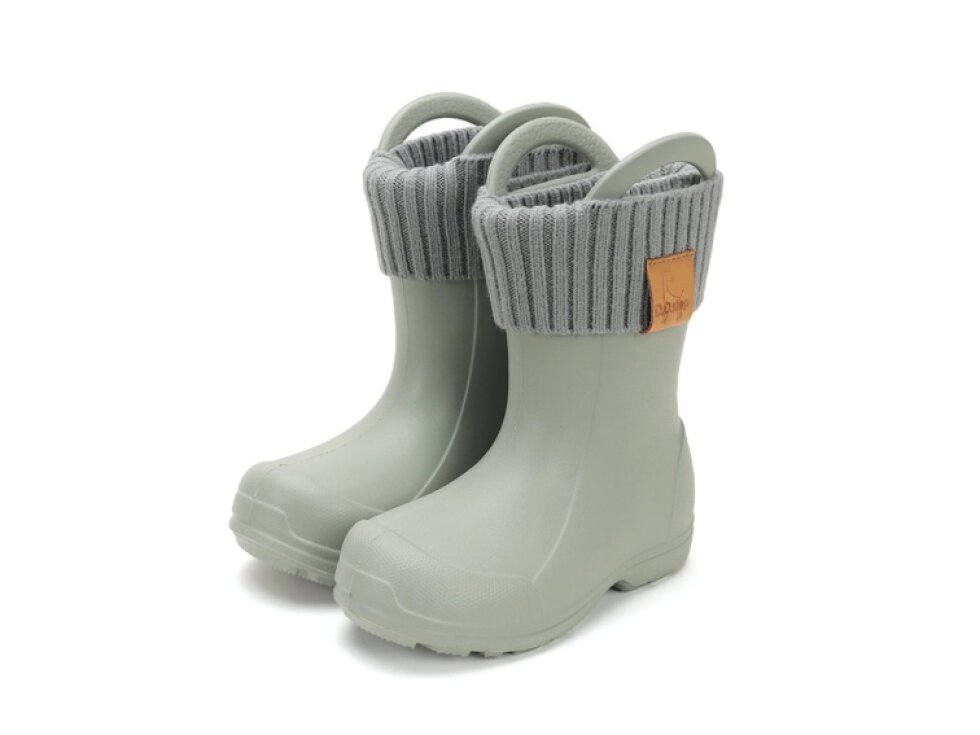 D.D. Step - Detské dievčenské gumáky I106-52182 Water Lilly Green