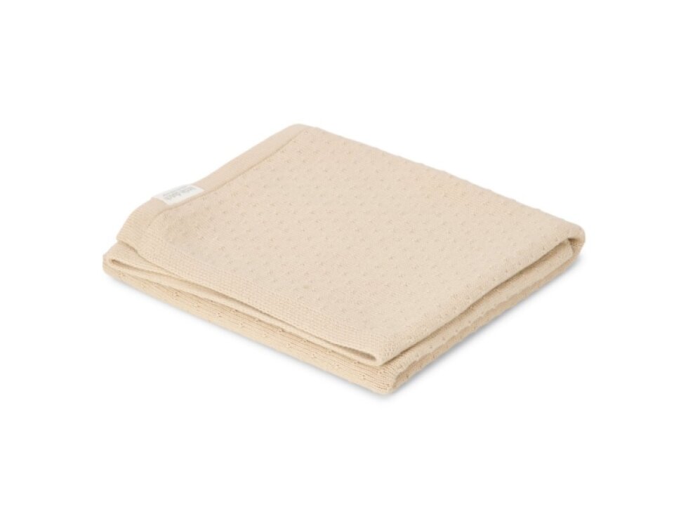 Little Dutch Deka pletená 70x100 cm Pure Soft Beige