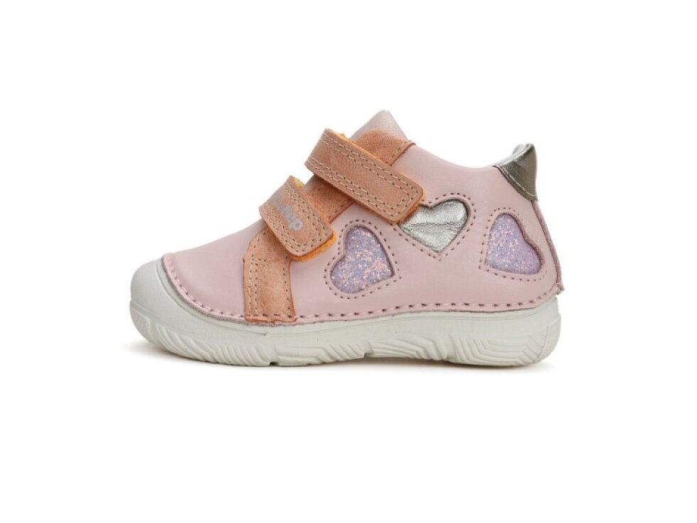 D.D. Step - Dievčenské prechodné topánky S082-51834A Baby Pink