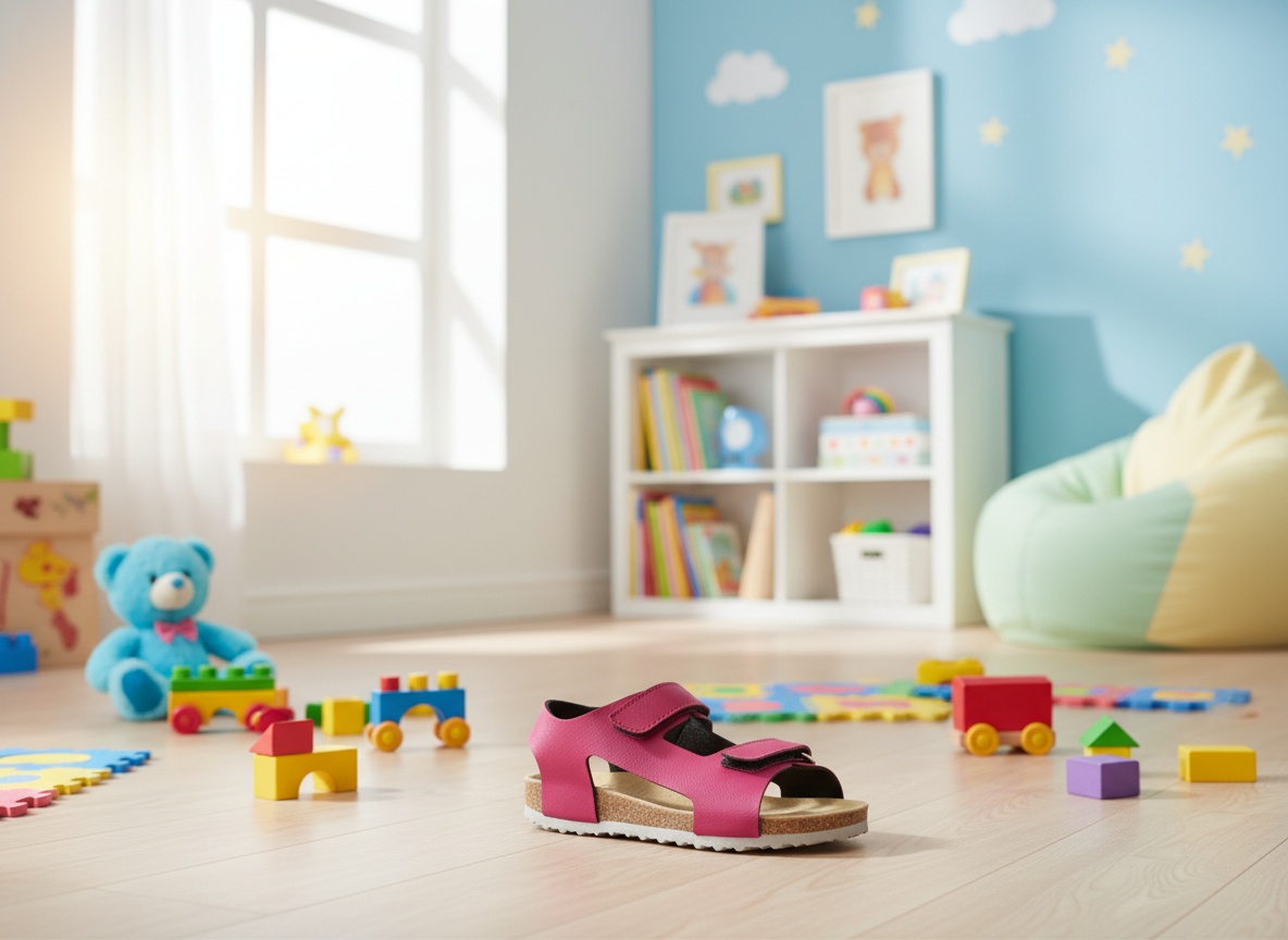 Protetika - Detské rehabilitačné sandálky ORS T901 vzor 20 malinová