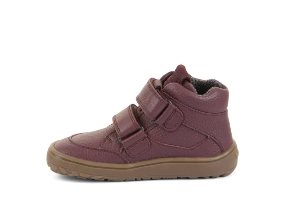 Froddo - Detské barefoot topánky AUTUMN TEX LEAHTER G3110264-12 BORDEAUX