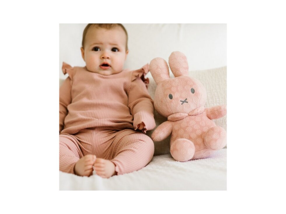 Little Dutch Králiček Miffy Pink Flower 20 cm