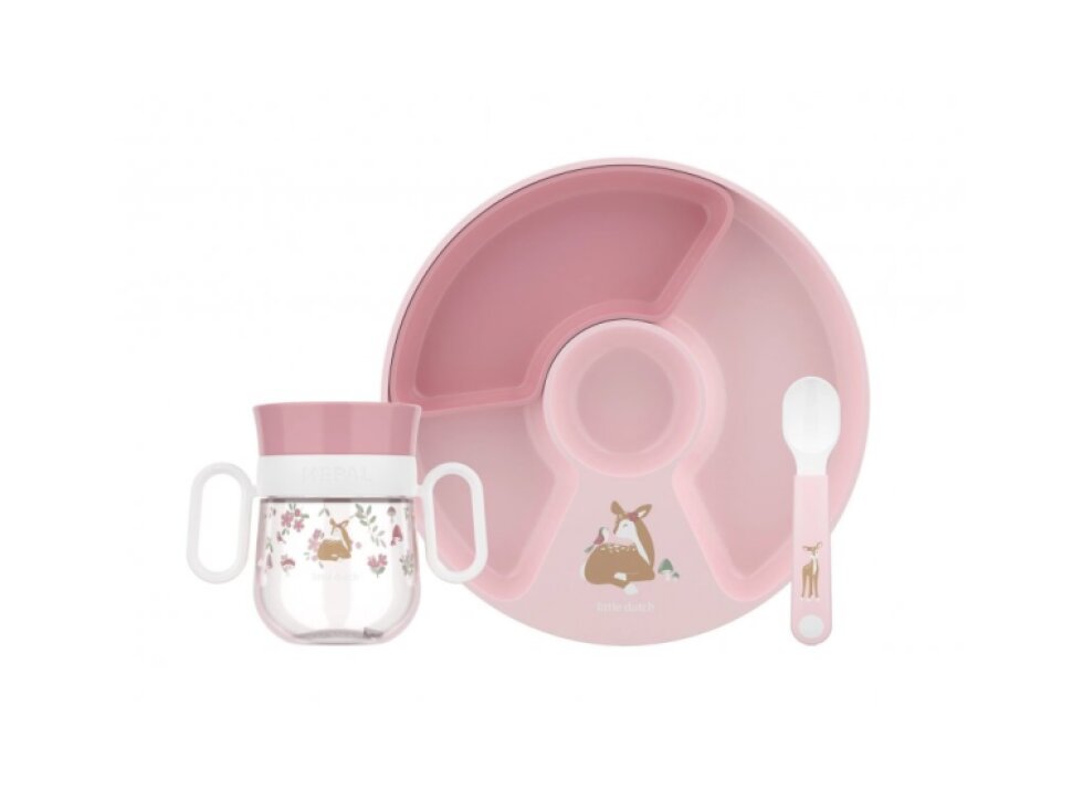 Little Dutch Detská jedálenská sada 3-dielna