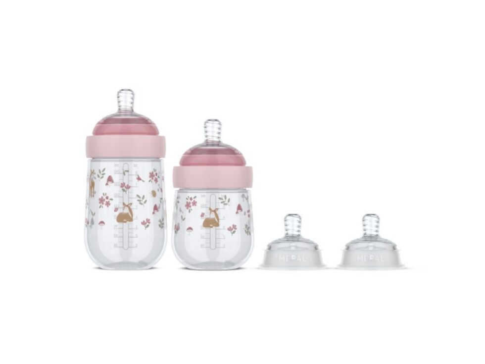 Little Dutch Dojčenské fľaše 165 ml + 240 ml + 2 cumlíky