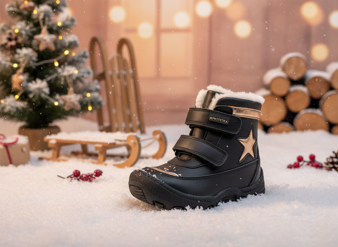 Protetika - Detské zimné topánky PULA NERO