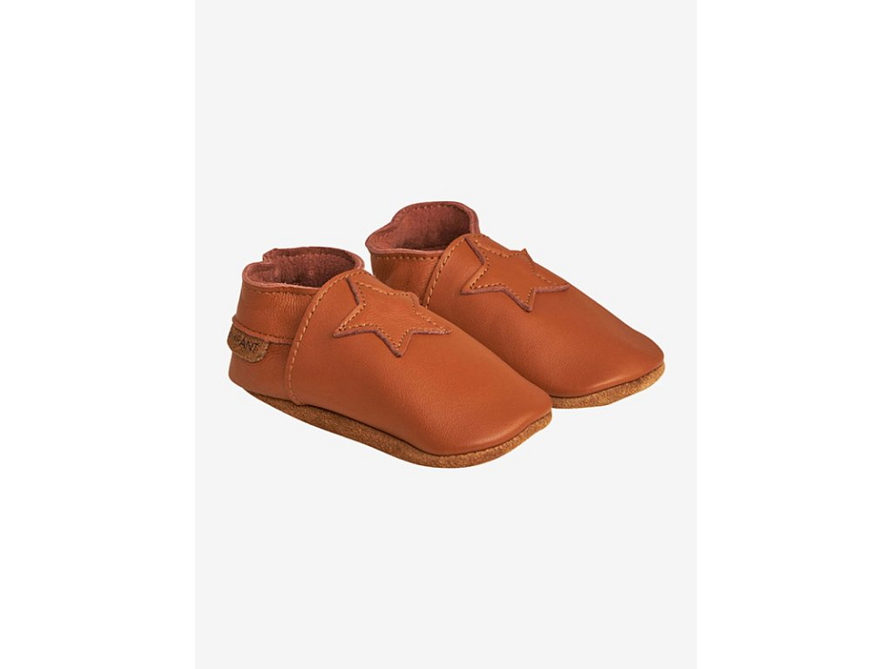 EnFant - Detské capačky Leather Brown