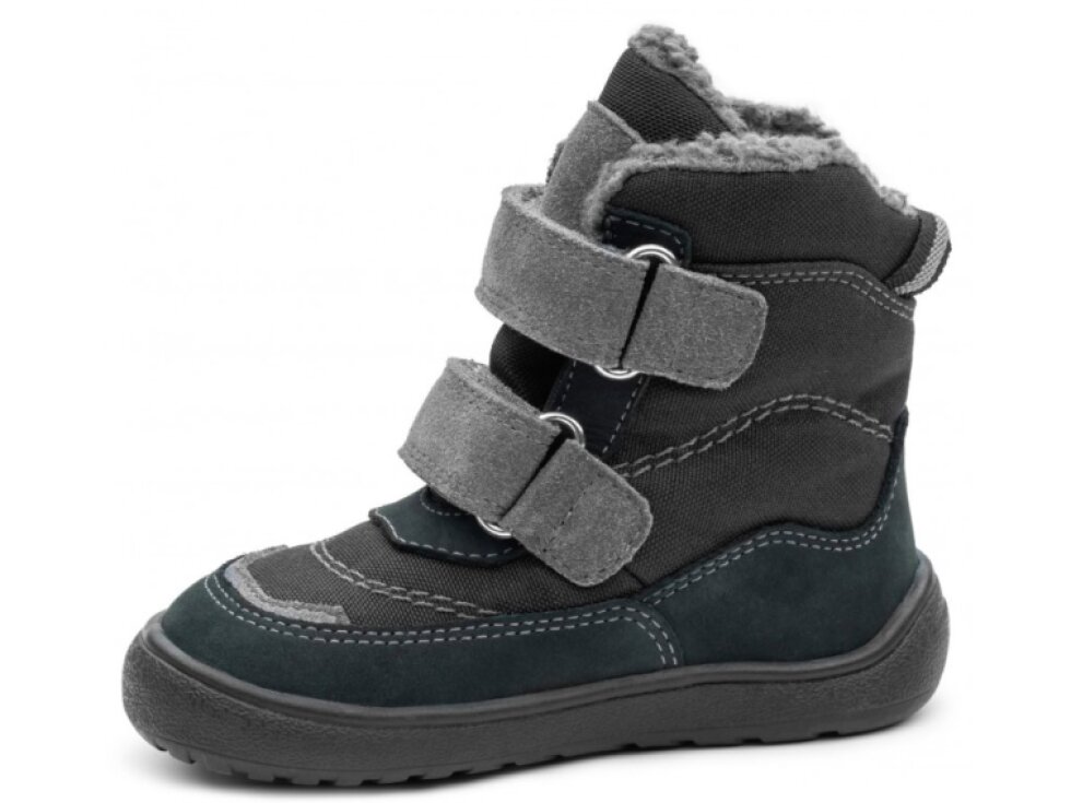 Protetika - Detské barefoot zimné barefoot topánky NUT BLACK