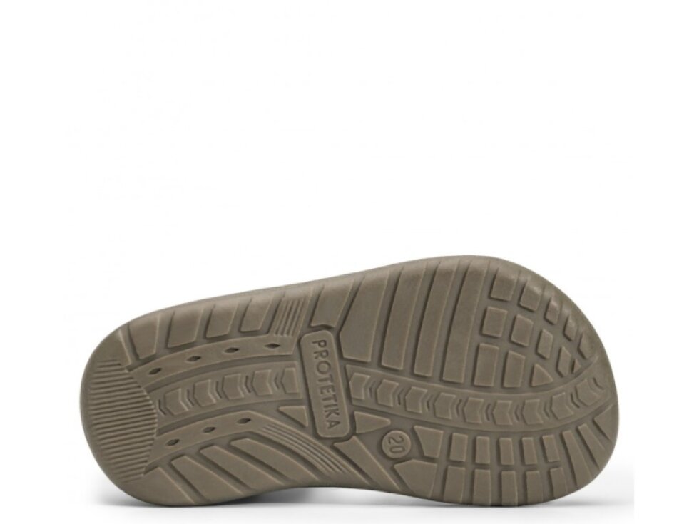 Protetika - Detské barefoot zimné barefoot topánky LENO KHAKI