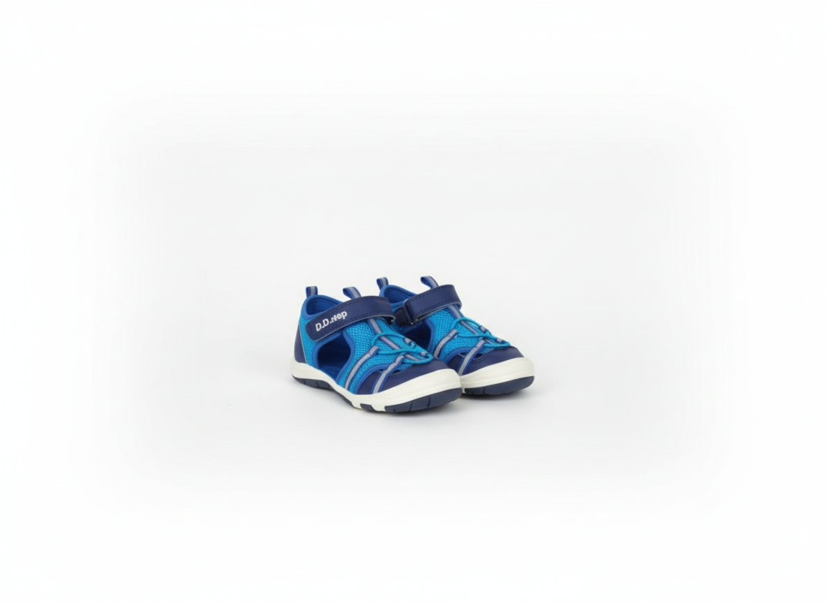 D.D. Step - Detské chlapčenské sandálky - Royal Blue veľ. 30