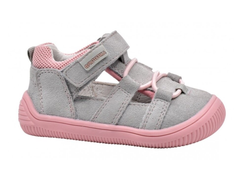 Protetika - Dievčenské barefoot sandálky KENDY GREY