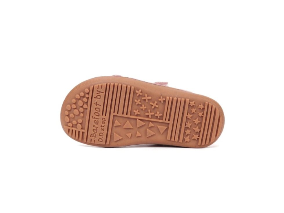 D.D. Step - Dievčenské prechodné barefoot topánky S064-61983 Baby Pink