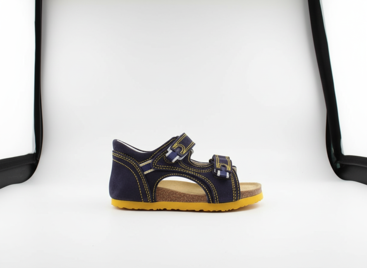 Protetika - Detské rehabilitačné sandálky T32 RIMINI Modro-žltá