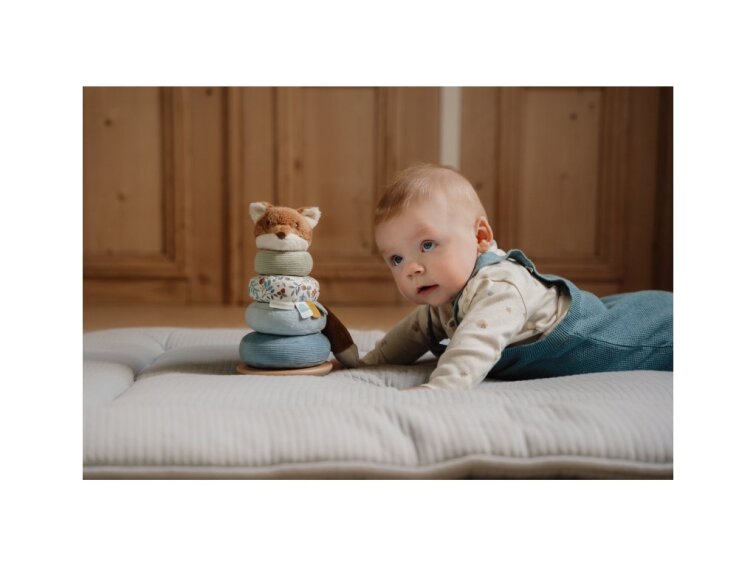 Little Dutch Nasadzovacie krúžky drevené