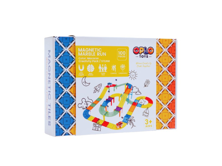 MAGNA-TILES Magnetická stavebnica Cars 2 dielna Blue/orange