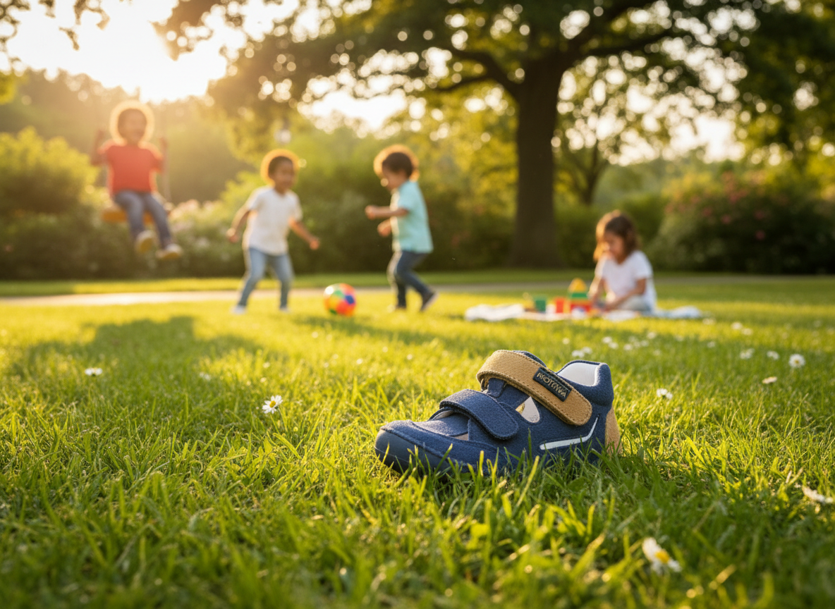 Protetika - Detské barefoot sandálky JENY NAVY