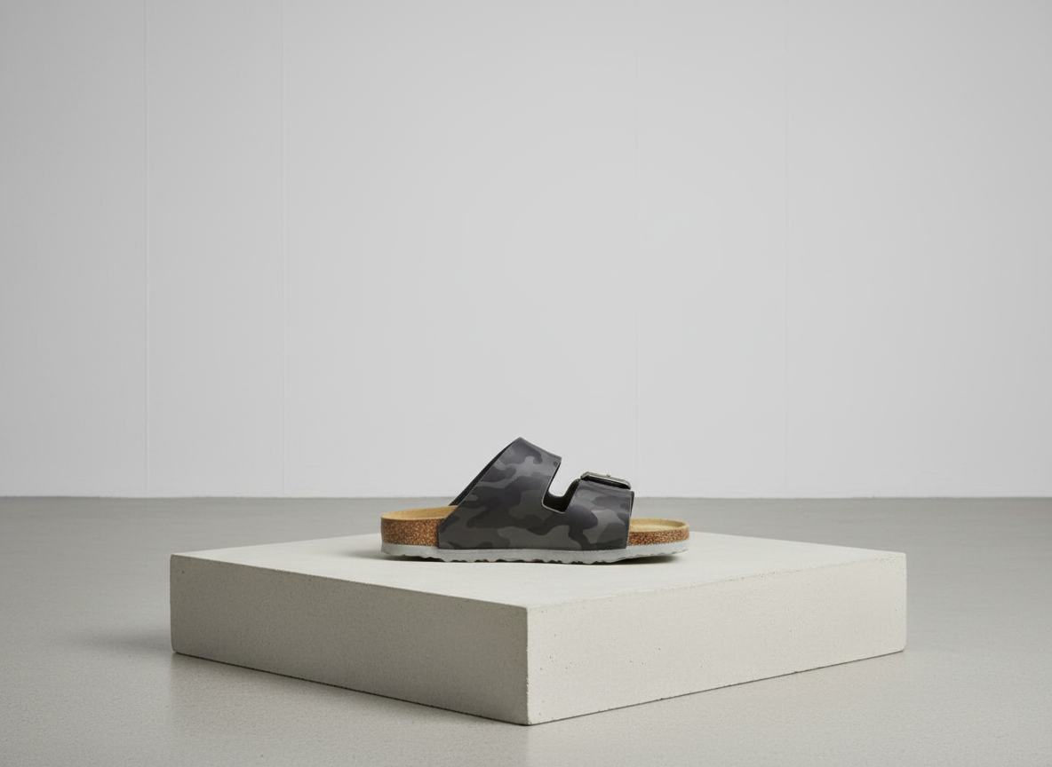 Protetika - Detské rehabilitačné sandálky ORS T94 maskáč šedý