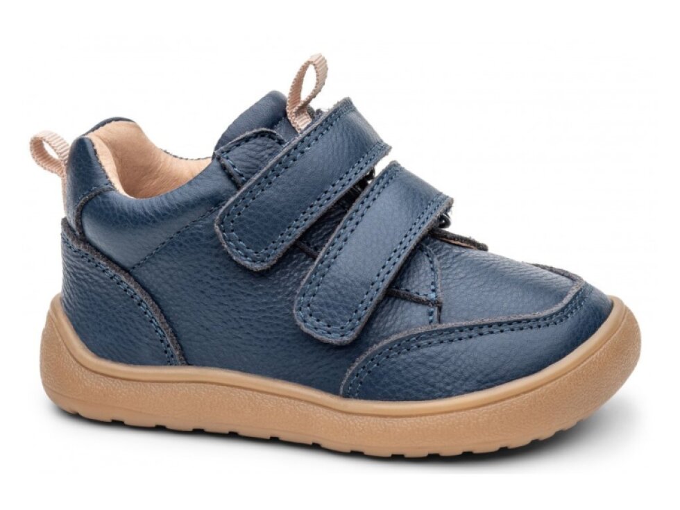 Protetika - Detské chlapčenské barefoot topánky ALAN NAVY