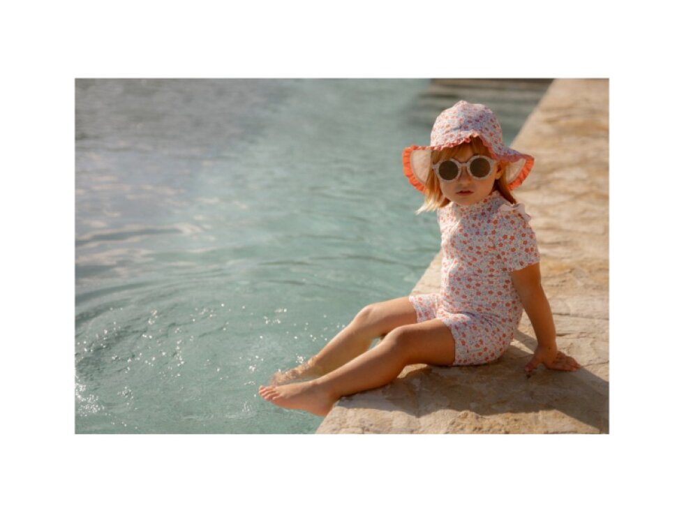 Little Dutch Plavky krátký rukáv Sunny Flowers vel. 74/80