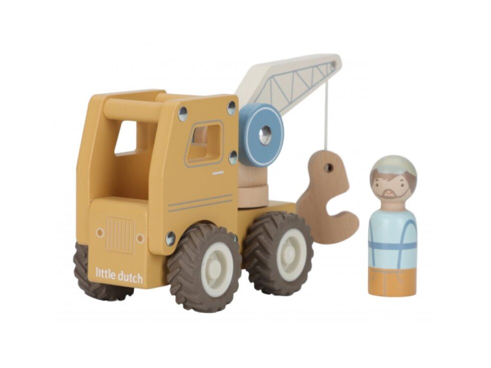 Little Dutch Autožeriav drevený