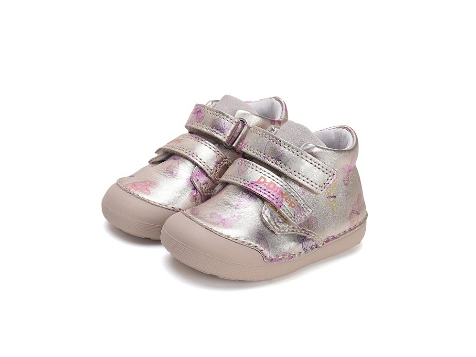 D.D. Step - Dievčenské prechodné topánky S066-51151 Cream